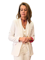 Blazer Suits Blanco crudo