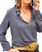 Camisa CANNES Gris plomo