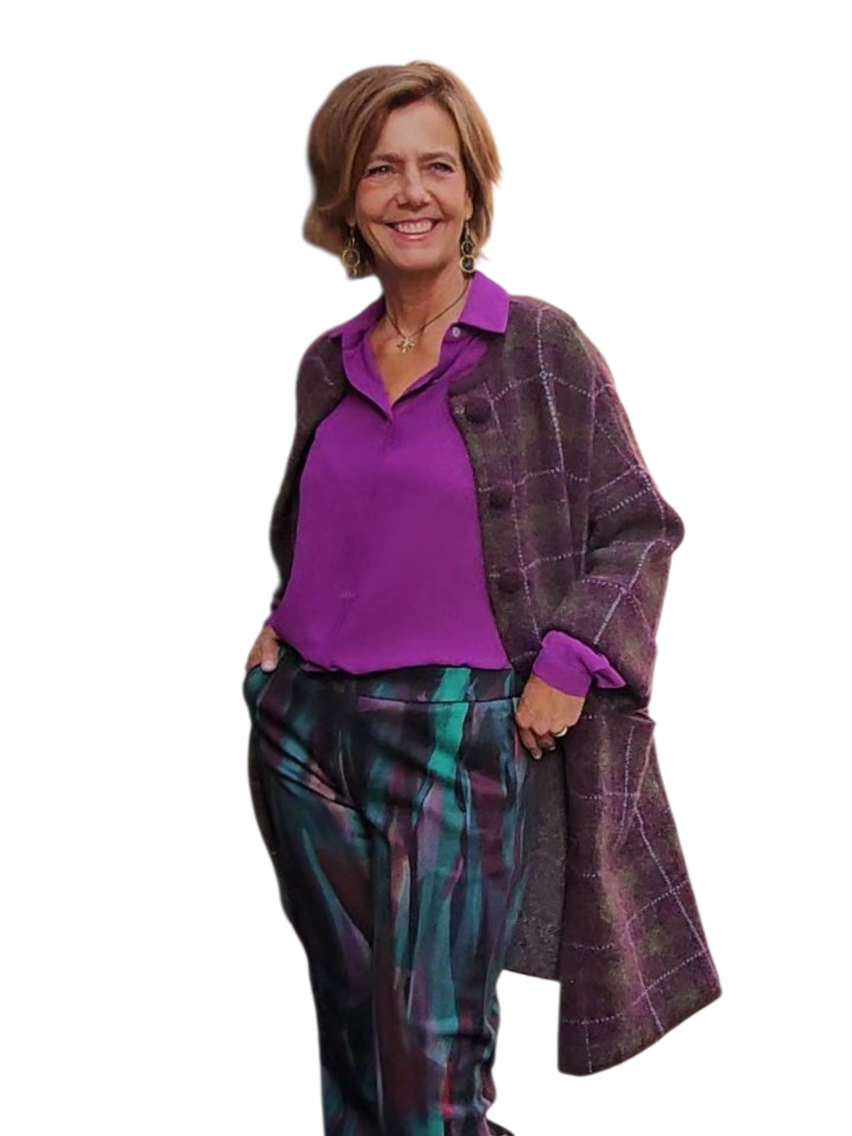 Abrigo punto oversize