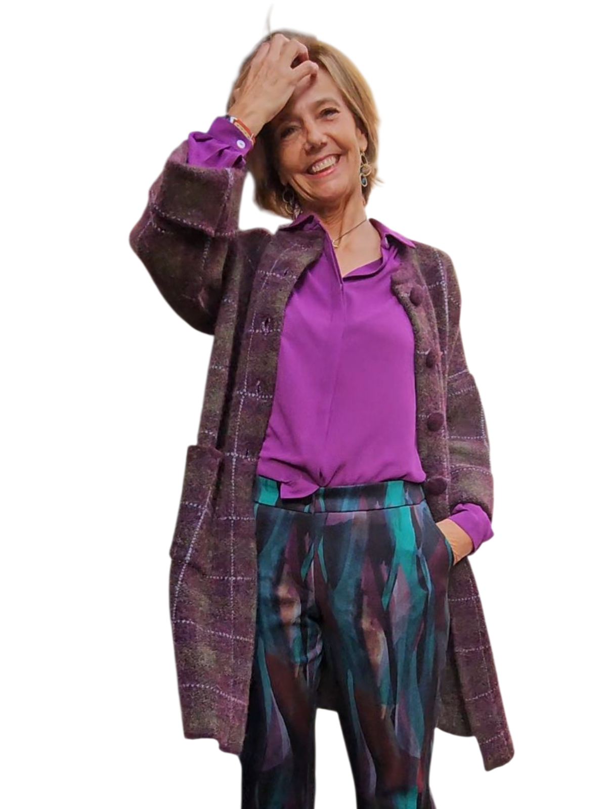 Abrigo punto oversize