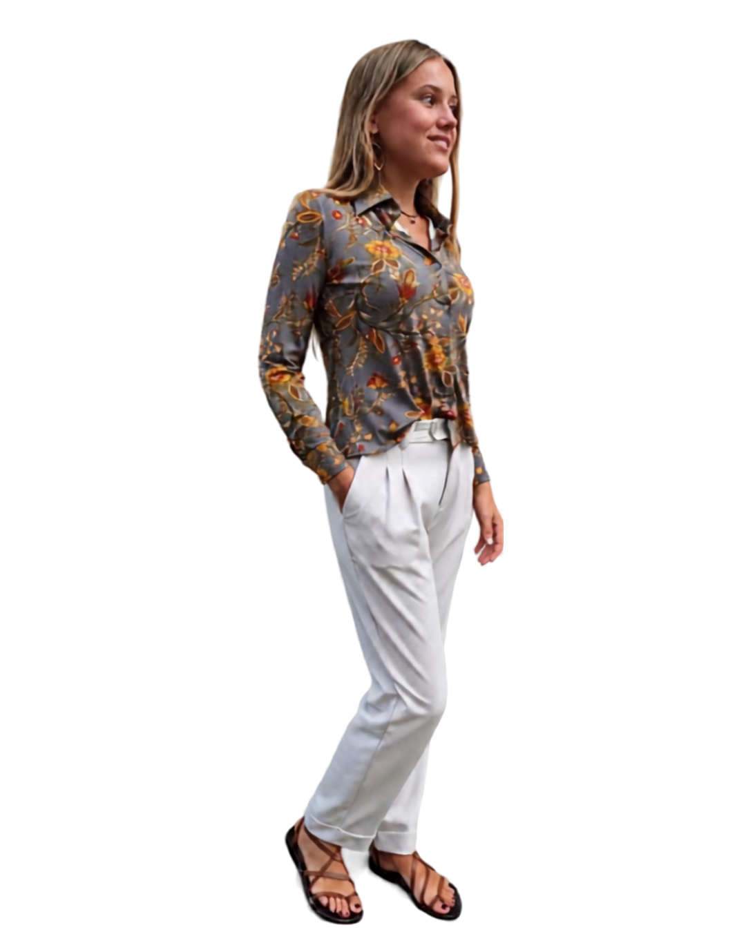 Camisa Frida gris