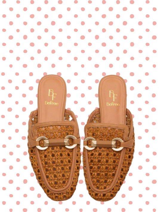 Mocasines de piel destalonados