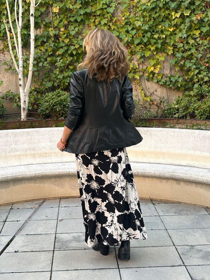 Blazer PIEL Negro