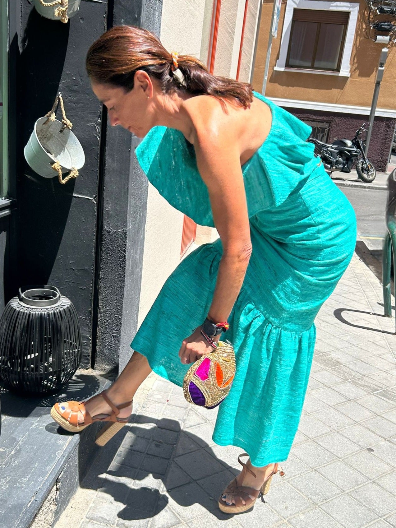 Falda JEREZ Turquesa