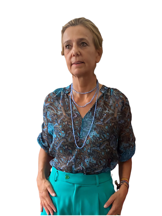 Camisa VELVET ETRO Azul