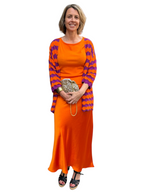 Falda sirena naranja