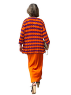 Falda sirena naranja