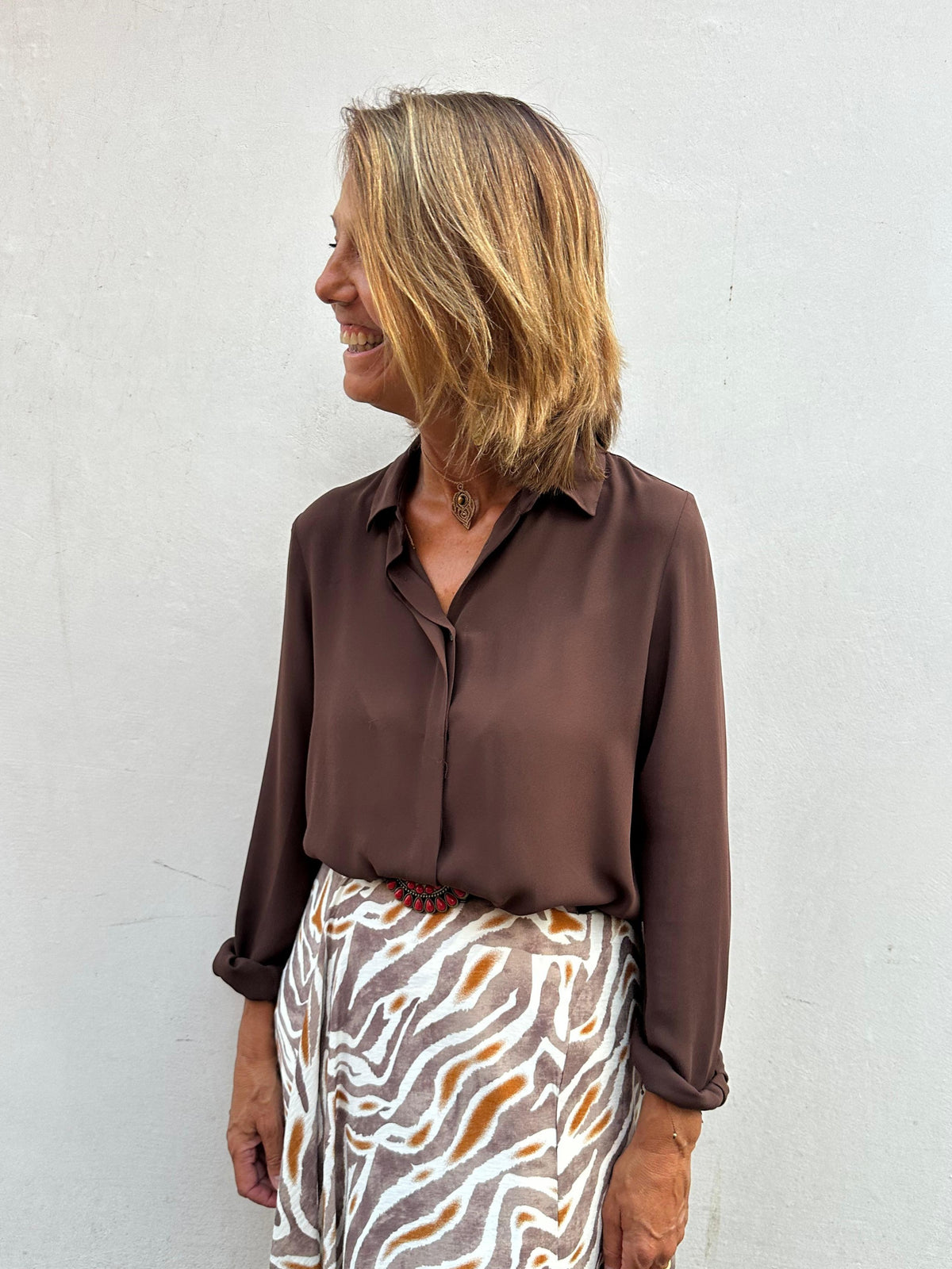 Camisa CANNES Marrón