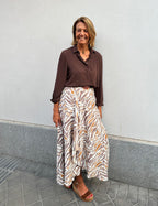 Camisa CANNES Marrón