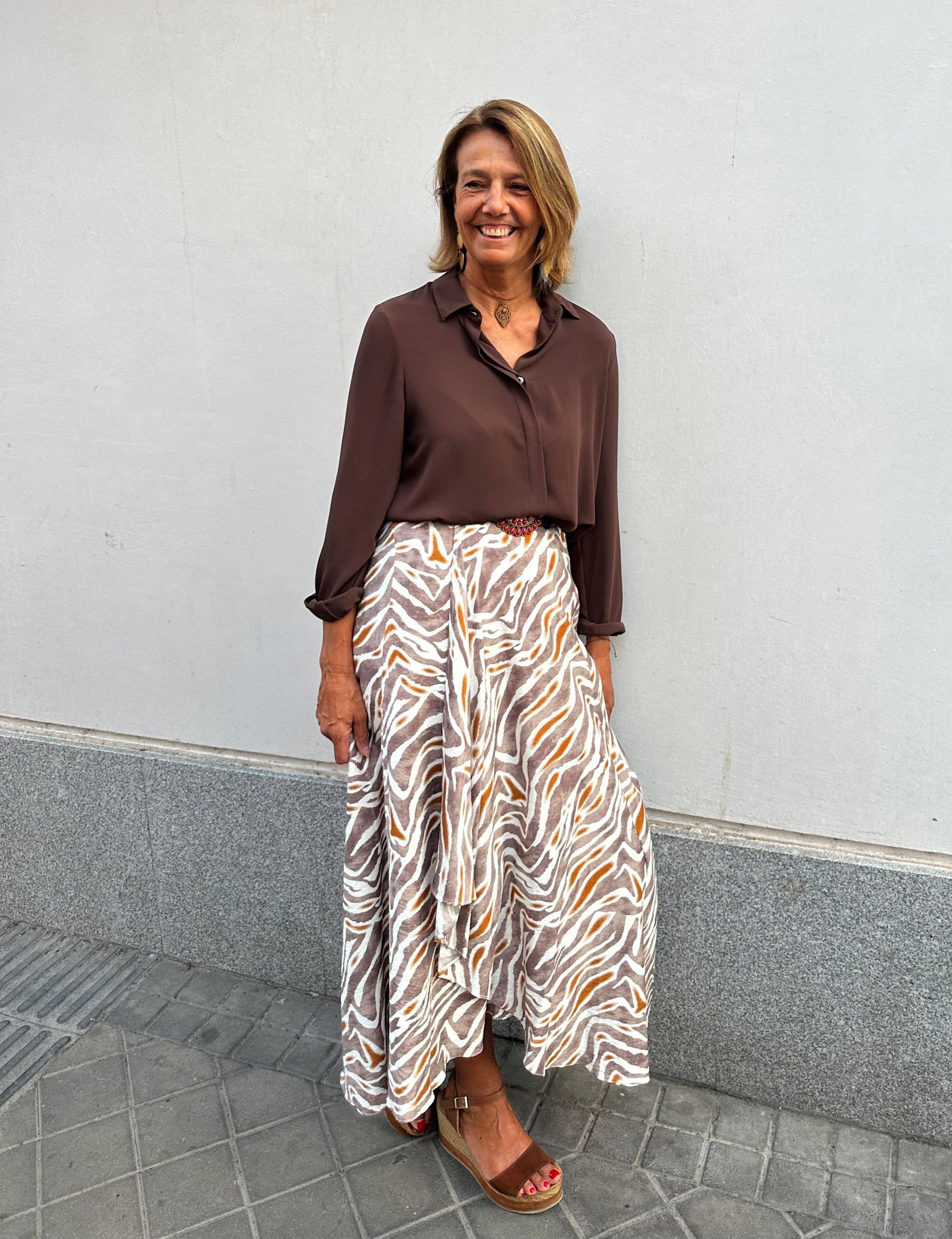 Falda Rocío marrón