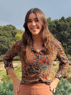 Camisa FRIDA marrón