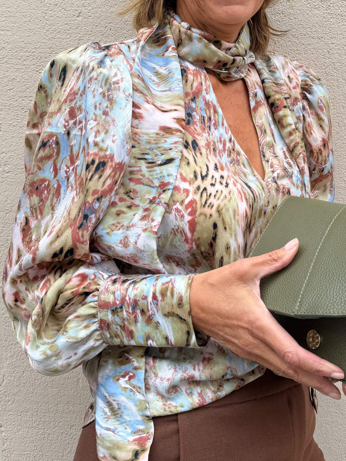 Camisa LAZO PRINT celeste