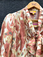 Camisa LAZO PRINT salmón