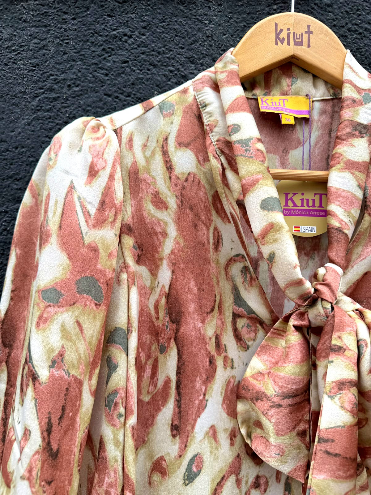 Camisa LAZO PRINT salmón