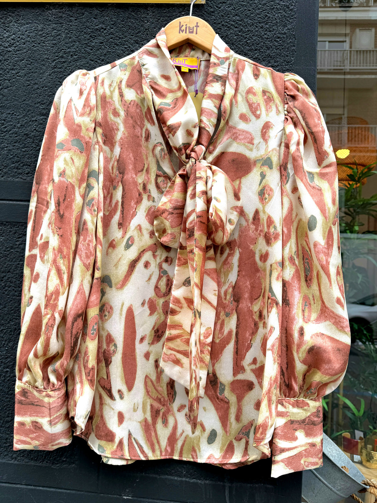 Camisa LAZO PRINT salmón