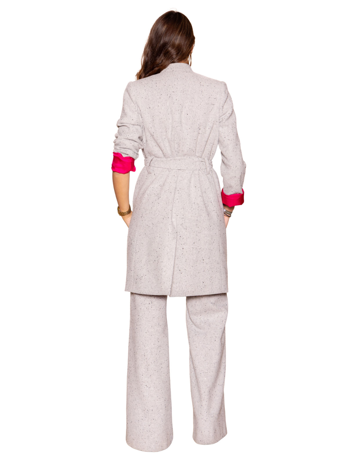 Abrigo Kelly Gris moteado