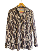 Camisa Point Negro y dorado