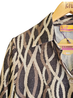 Camisa Point Negro y dorado