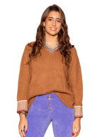 Jersey Marrón con ribete