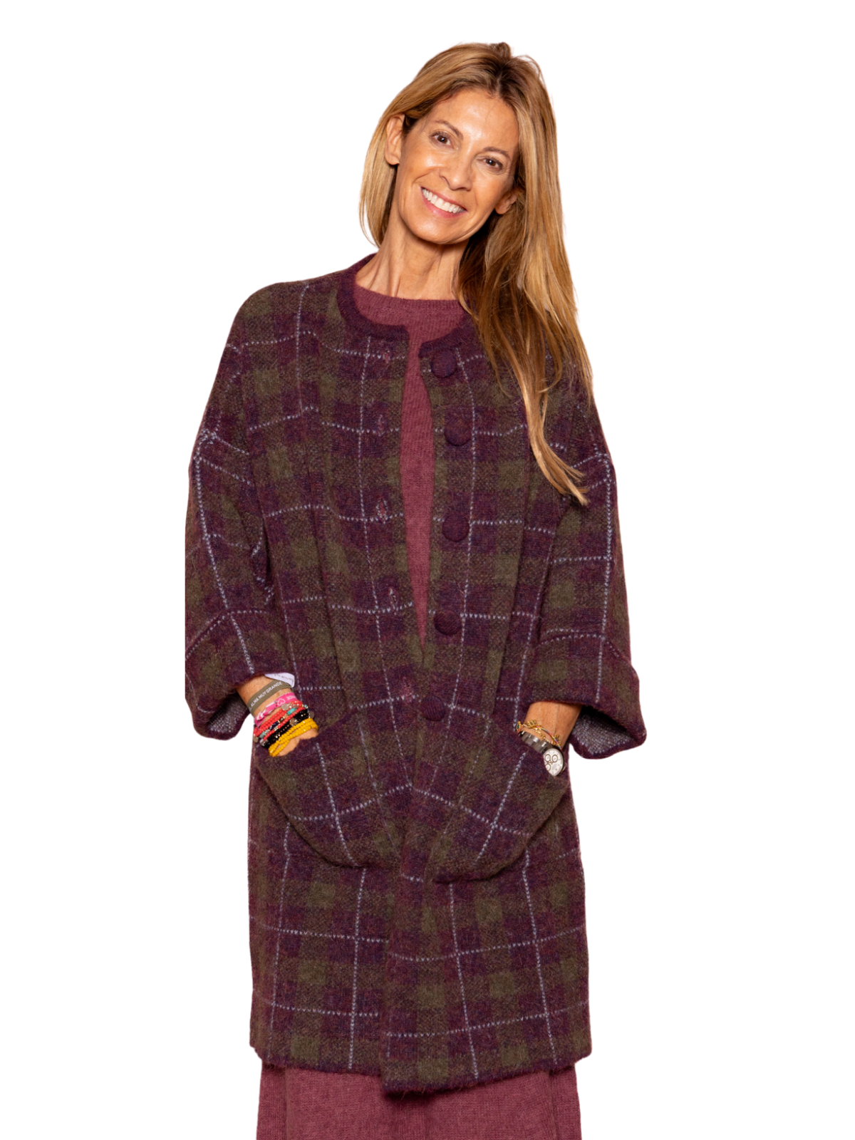 Abrigo punto oversize