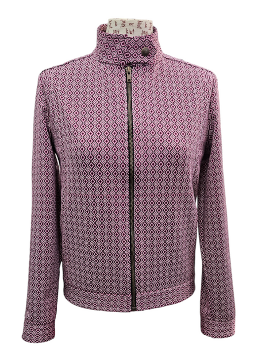 Bomber estampada buganvilla