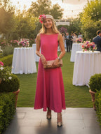 Vestido Toscana rosa