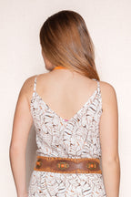 Top UVE blanco ramas