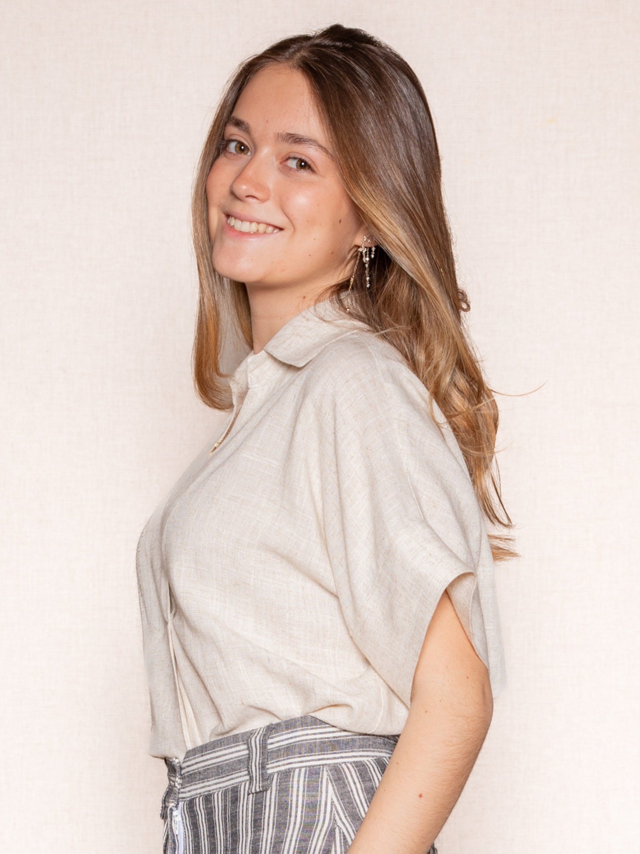 Camisa Kenia beige