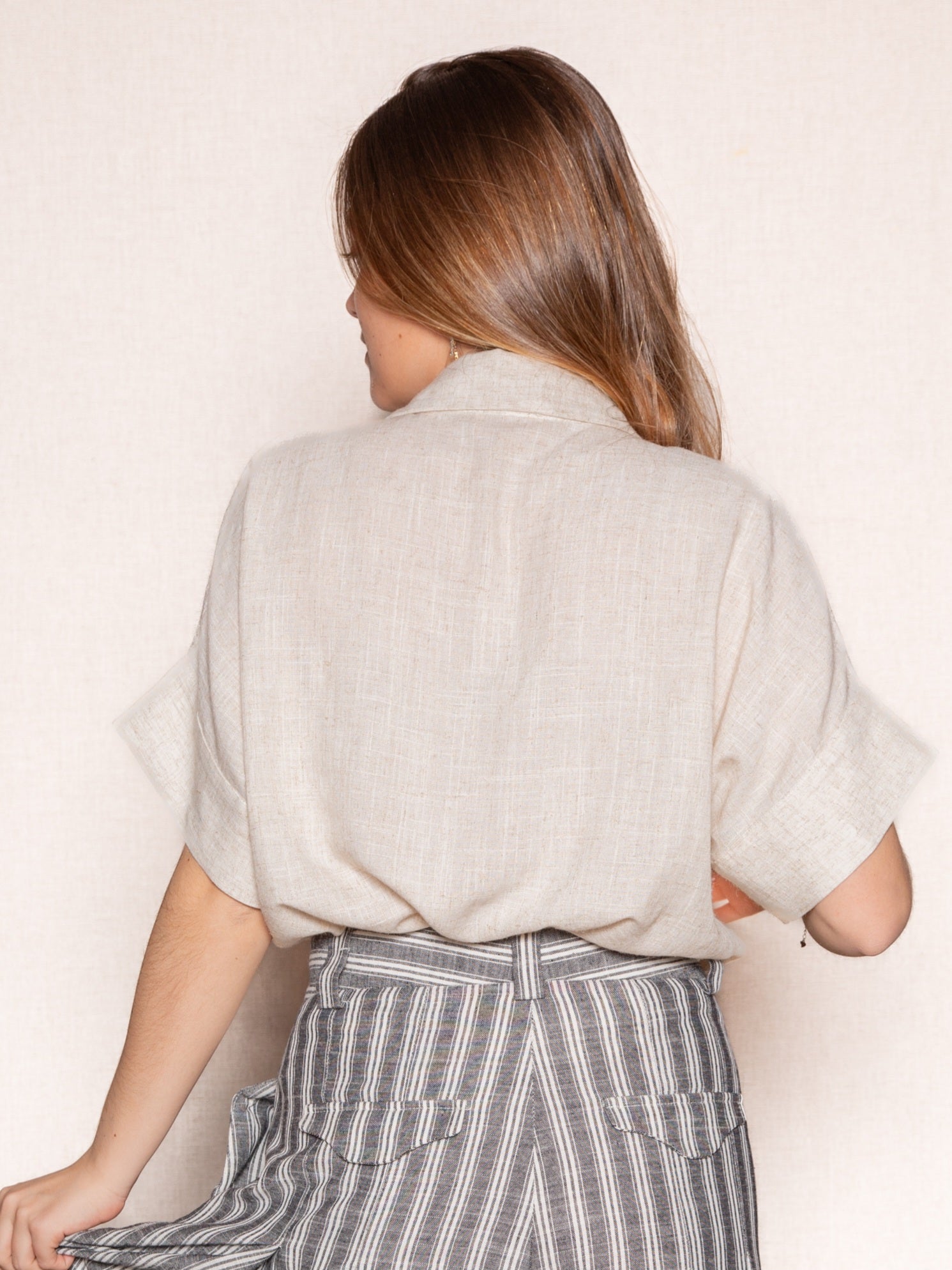 Camisa Kenia beige