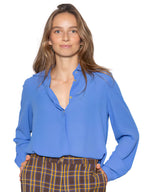 Camisa CANNES azul lila