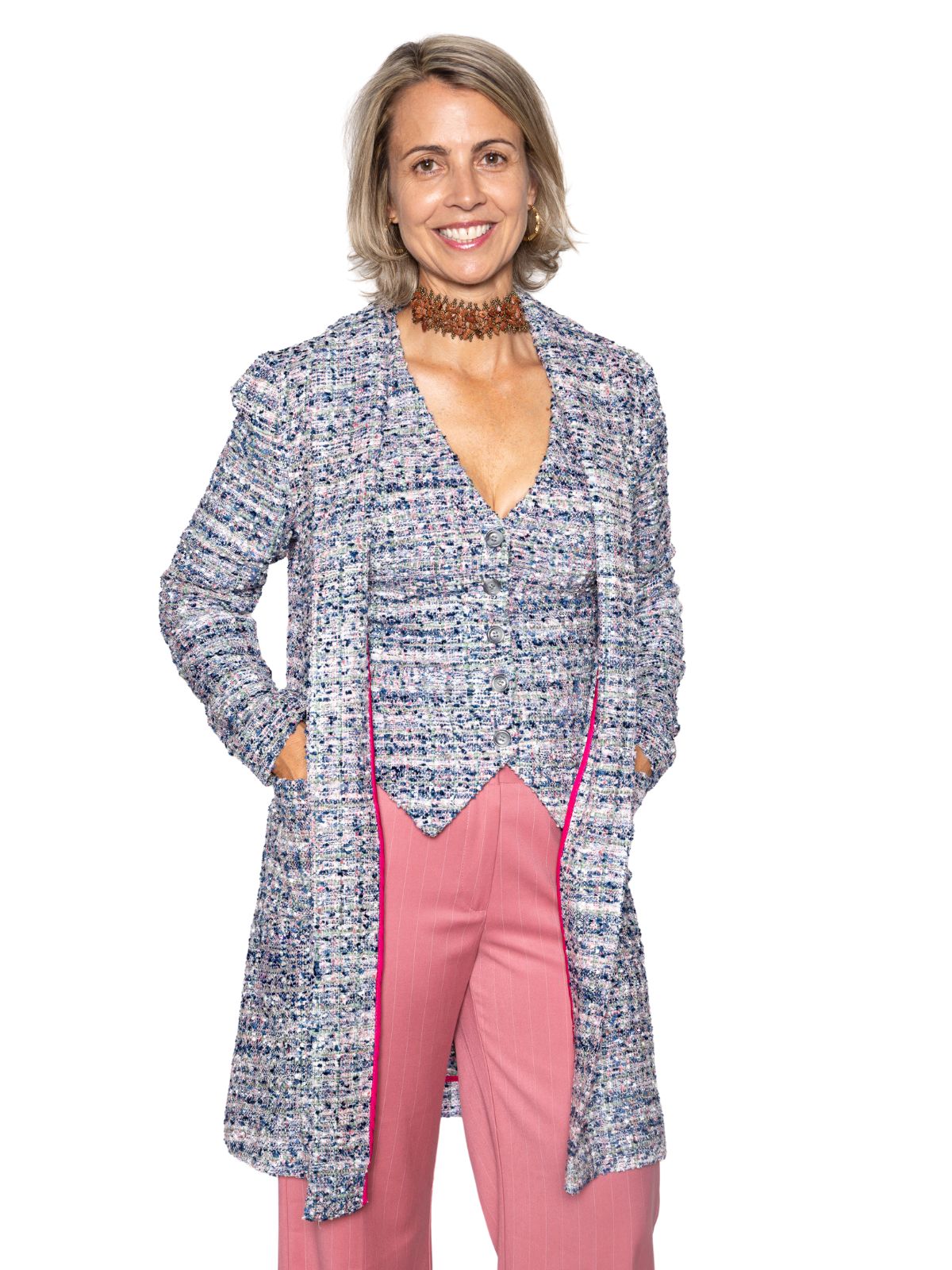 Abrigo Danubio azul chanel