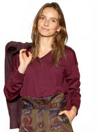 Jersey pico Granate