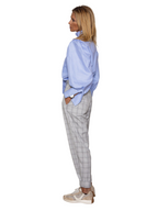 Pantalón Kata cuadros gris