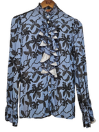 Camisa PRIDE Azul flores