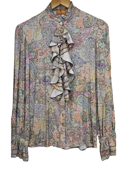 Camisa PRIDE Verde flores