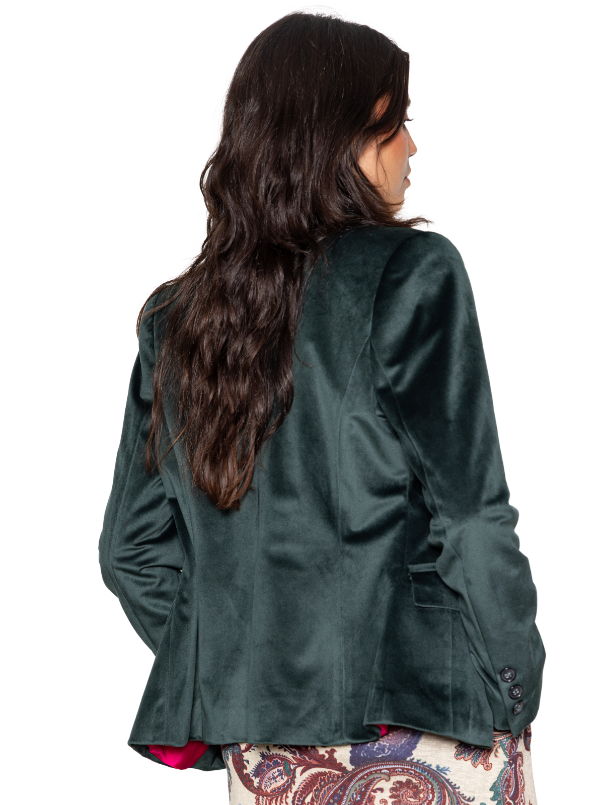 Blazer terciopelo Verde botella
