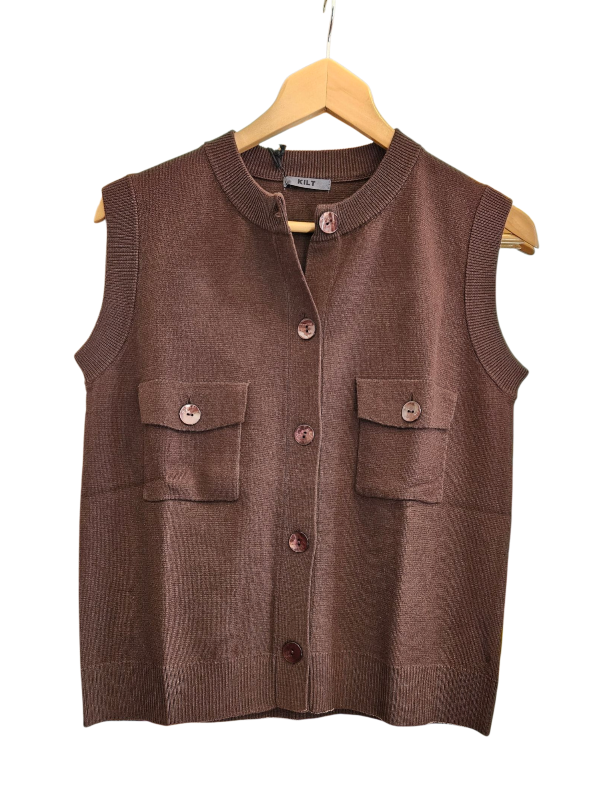 Chaleco marrón