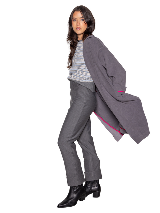 abrigo london gris