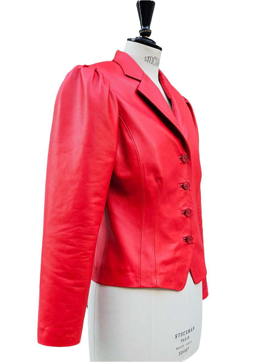 Chaqueta Royal PIEL Rojo