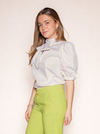 Camisa Blair Rayas pistacho