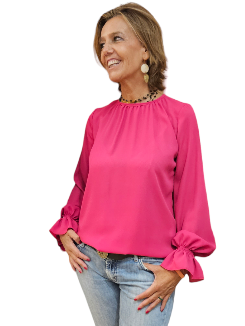 Camisa MÓNACO Fucsia