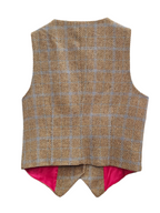 chaleco man cuadros beige1