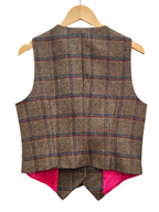 chaleco man cuadros marron1
