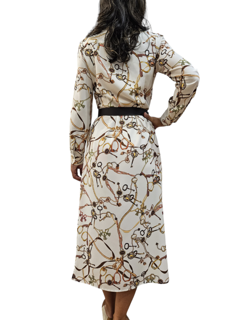 Vestido Hermés Blanco