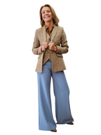 pantalon palazzo azul
