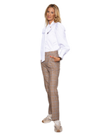 pantalon pitillo cuadros
