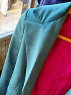Blazer Kate de terciopelo verde