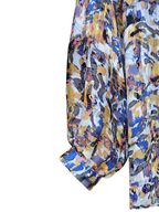 Camisa VELVET lúrex azul
