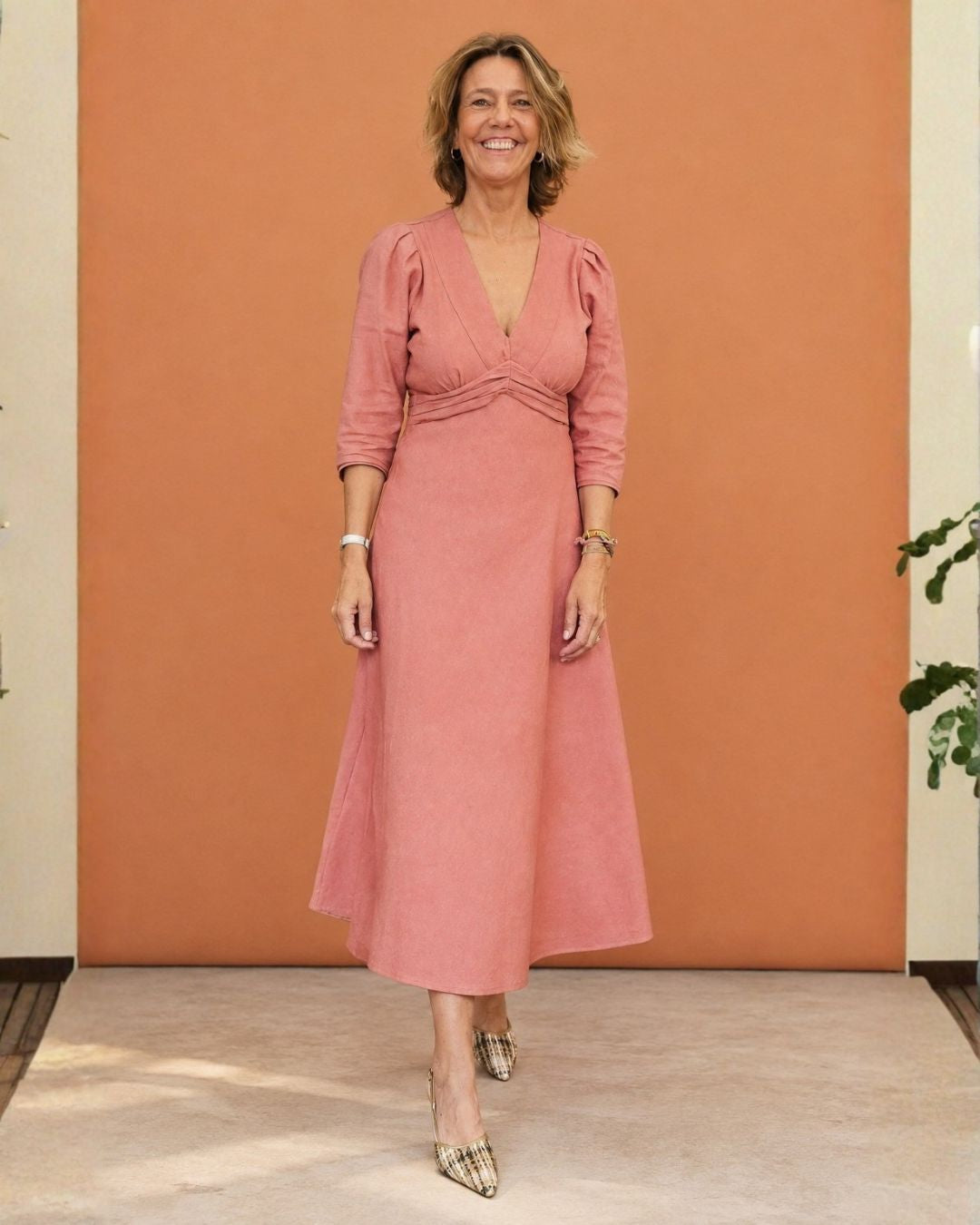 Vestido Gaby rosa