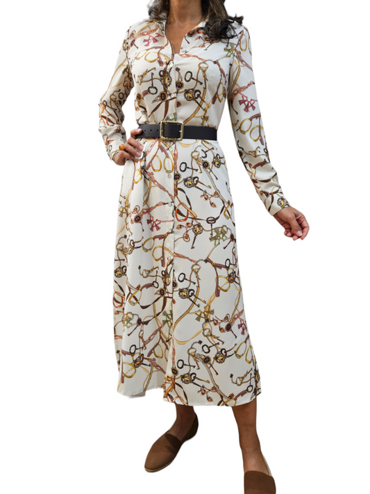 Vestido Hermés Blanco